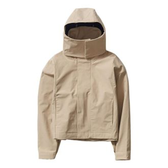 Nike x MMW Crossover Solid Color Zipper Hooded Jacket Unisex Cream Yellow DD9429-248