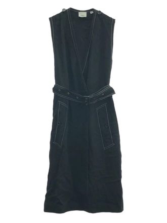 Burberry 2000s sleeveless dress - Black
