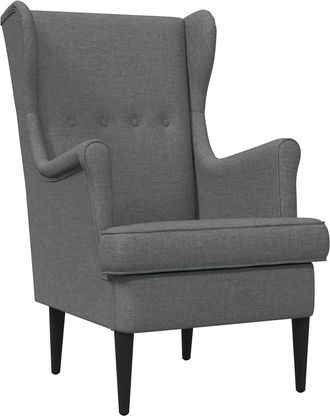 vidaXL Sill&oacute;n Gris Oscuro Tela Vidaxl