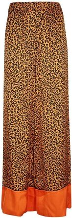 Karl Lagerfeld Lange broek - Dames - Wijde Broeken - Veelkleurig - L - Broeken