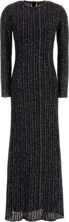 Missoni Dark Grey Crew Neck Maxi Dress