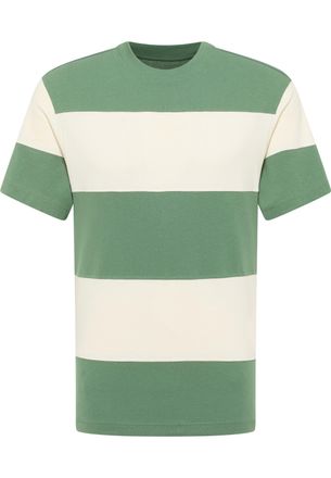 Mustang Kurzarmshirt MUSTANG Herren Style Alvarado, Herren, Gr. M, bunt, Jersey, 100% Baumwolle, Rundhals, Shirts Kurzarmshirt