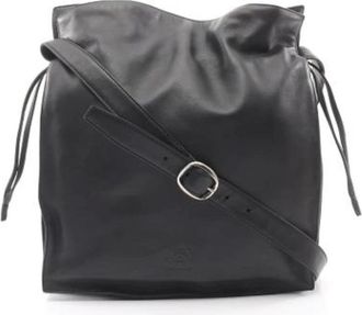 Loewe Pre-owned Bucket Bags, female, Black, Size: ONE SIZE Pre-owned Bucket Bag