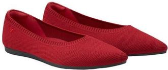 Vivaia Pointed-Toe Ballet Flats in Ruby Red at Nordstrom, Size 8.5