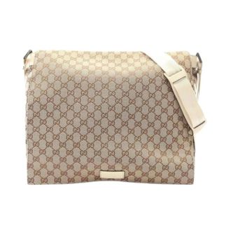 Gucci Pre-owned Cross Body Bags, unisex, Beige, Size: ONE SIZE Pre-owned Vintage Canvas Shoulder Bag