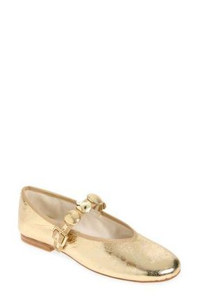 Dolce Vita Relan Mary Jane Ballet Flat in Gold at Nordstrom Rack, Size 7.5