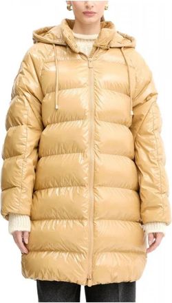 Pinko Pinko - Jassen > Winterjassen - Dames - Winterjassen - Beige - M - Jassen