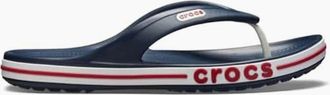 Crocs Mens Baya Lined Thong Toe Flip Flops - Navy - Size: 11 46-47