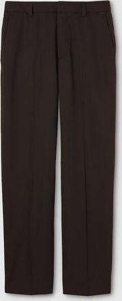 Gucci Wool Grain De Poudre Pant, Size 44, Brown, Ready-to-wear