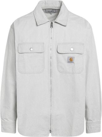 Carhartt Work in Progress Mercer Shirt Jacket - Heren - Zomerjassen - Wit - XL - Katoen - Jassen