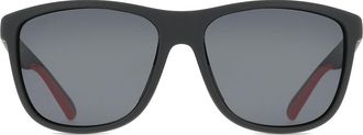 Montana Eyewear MP199 Polarized MP199 Mens Sunglasses Black Size 56
