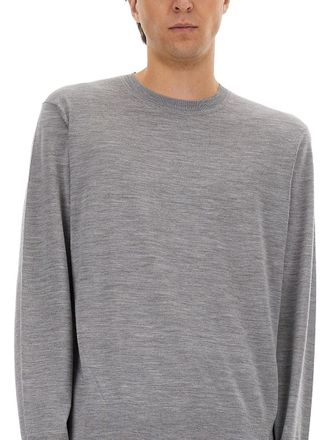 Theory Wool Jersey Sweater - Gray