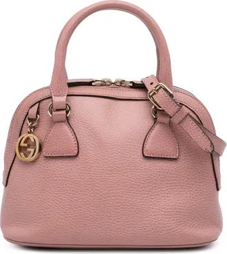 Gucci Pre-owned Womens Soho Dome Satchel - Rose Gold Leather - One Size