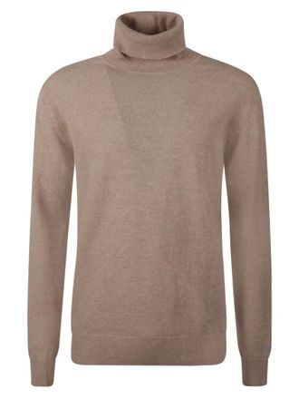 Woolrich Beige Wool High-neck Sweater