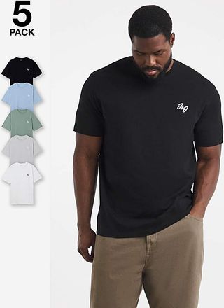 Jack & Jones Jack & Jones Joseph 5 Pack T-Shirt