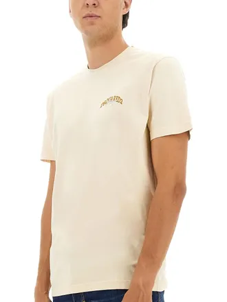 Dsquared2 Logo-Print Cotton T-Shirt - Beige