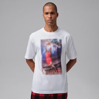 Nike Jordan Mens Jordan Brooklyn T-Shirt in White | IX5367-100