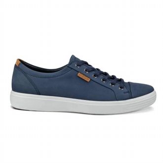Ecco Mens Soft 7 Sneaker In Marine