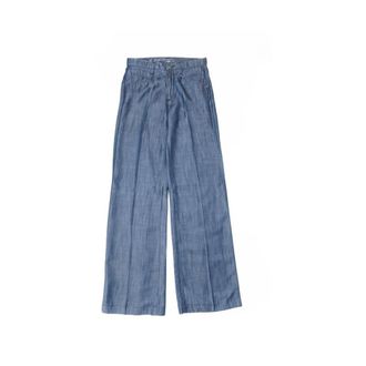 Gas Radiant Lead Glass Pants - - Trousers - Donna - Blu - W24