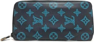 Louis Vuitton Pre-owned Wallets, male, Blue, Size: ONE SIZE Pre-owned Zippy Wallet Vertical