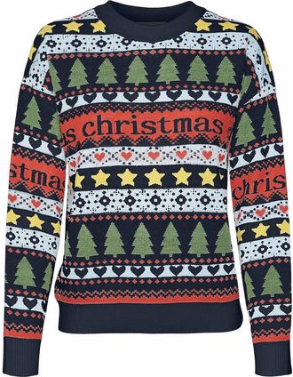 Vero Moda Kersttrui met ronde hals