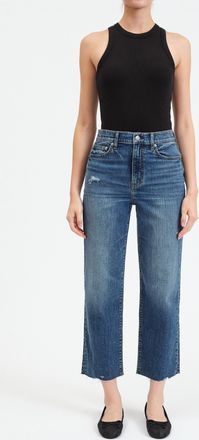 Daze Sundaze High Rise Straight Crop Jeans In Socialite Vintage