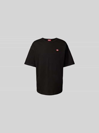 Diesel T-Shirt mit Label-Print in Black, Gr&ouml;&szlig;e S