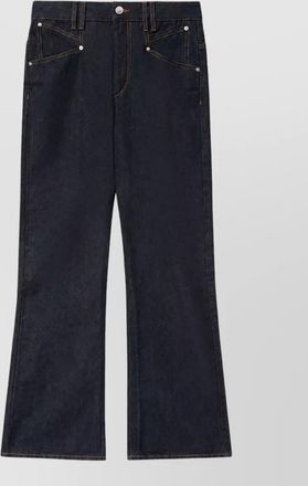 Isabel Marant denim straight-leg jeans