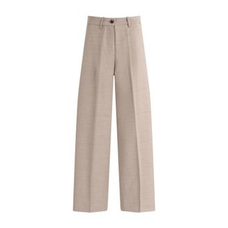 Nine In The Morning Nancy Chino Broek - Dames - Broeken - Beige - Maat: W25 Wol