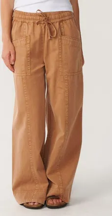 Rip Curl Bossa Nova Cotton Twill Drawstring Pants in Brown at Nordstrom, Size Xx-Large