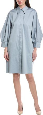 Lafayette 148 New York Lantern Sleeve Shirtdress