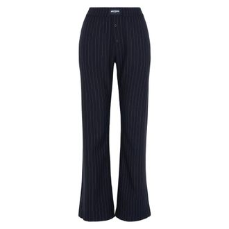 Worst Behavior Mujer, Pantalones, Negro, Talla: M