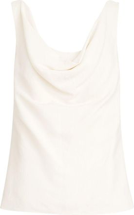 Brunello Cucinelli Brunello Cucinelli linnenmix tanktop