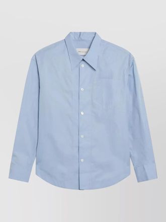 Ami mens shirt chest pocket long sleeves