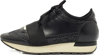 Balenciaga Sneakers Runner con lacci - Nero