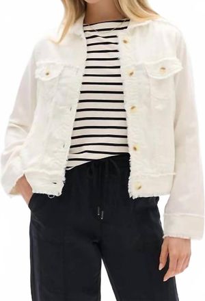 Hatley Tencel Jacket In Whisper White