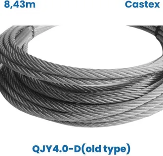OEM Cable De Repuesto Castex: Cable De Acero De 8,43 M Para Qjy4.0-d (modelo Antiguo)
