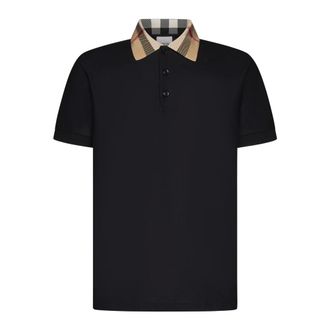Burberry Polo Shirts, male, Black, Size: S Cody Polo Shirt
