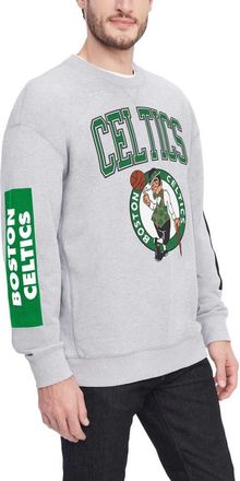 Tommy Jeans Mens Tommy Jeans Heather Gray Boston Celtics Hayes Crew Neck Pullover Sweatshirt at Nordstrom, Size Xx-Large