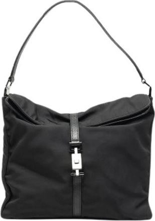 Gucci Pre-owned Jackie Schoudertas - Dames - Vintage Schoudertas - Zwart - ONE Size - Leer - Vintage