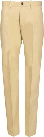 Nine In The Morning Rechtgesneden broek - Heren - Chinos - Beige - S - Katoen - Broeken