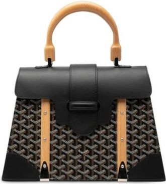 Goyard Pre-owned Saigon MM Schoudertas - Dames - Vintage Handtas - Zwart - ONE Size - Leer - Vintage