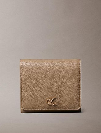 Calvin Klein Cartera De Piel Con Monograma Rfid