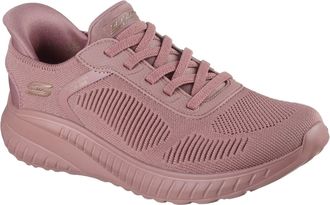 Skechers BOBS Sport Squad Chaos WoMens Rose Trainers - Size UK 8