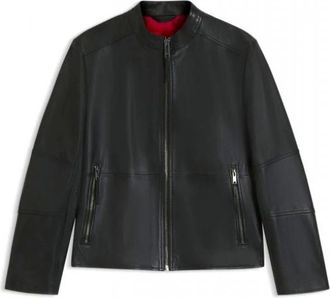 HUGO BOSS Heren, Jassen, Zwart, Maat: XL Leer