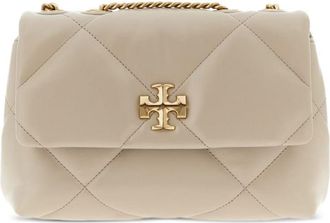 Tory Burch Beige Leather Crossbody Bag