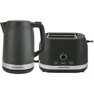 Hamilton Beach Ella Kettle & Toaster Set Charcoal - Hamilton Beach