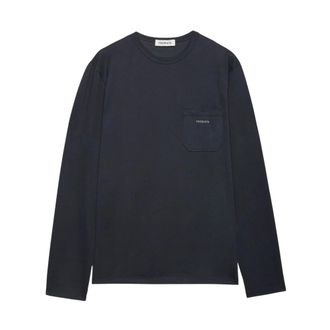 Premiata Camiseta de manga larga con bolsillo en el pecho y logo Pa 1029 - Tops - Hombre - Azul - 2XL