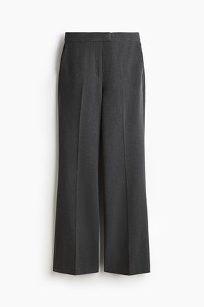 H&M Bootcut-Hose - Dunkelgraumeliert