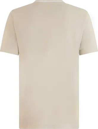 HUGO BOSS Cotton Crew Neck T-Shirt - Beige
